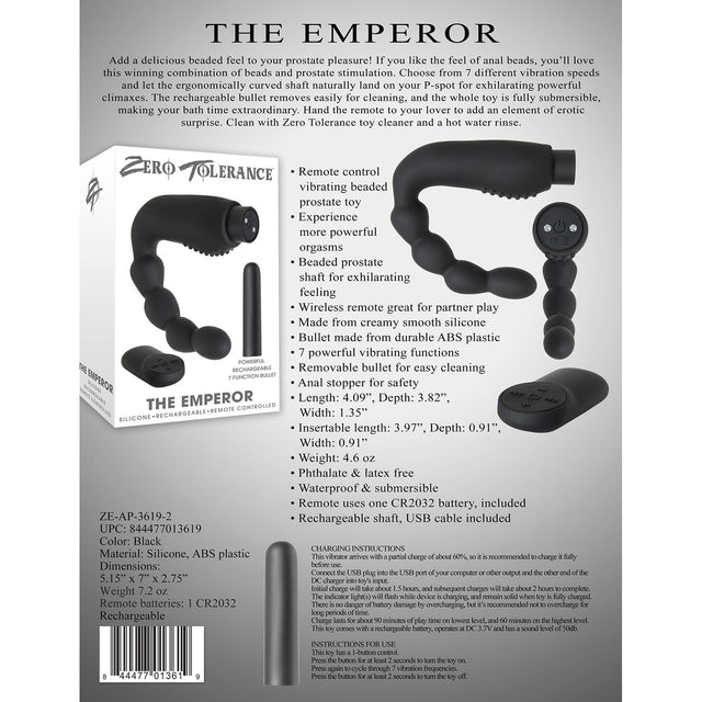 The Emperor Remote Prostate Massager