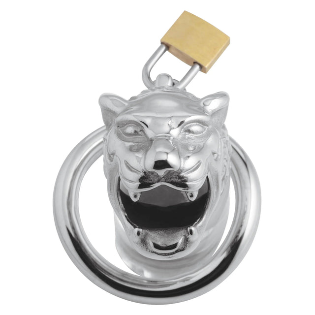 Tiger King Locking Chastity Cage