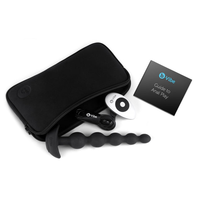 b-Vibe Cinco Remote Control Rechargeable Anal Beads