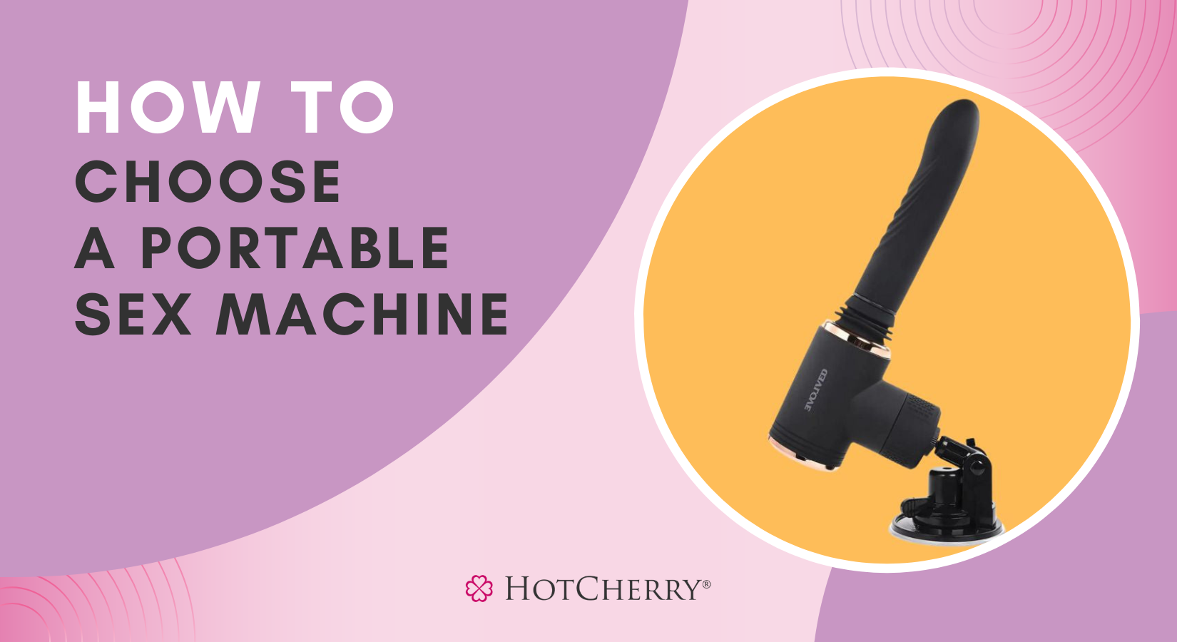 How to Choose a Portable Sex Machine?