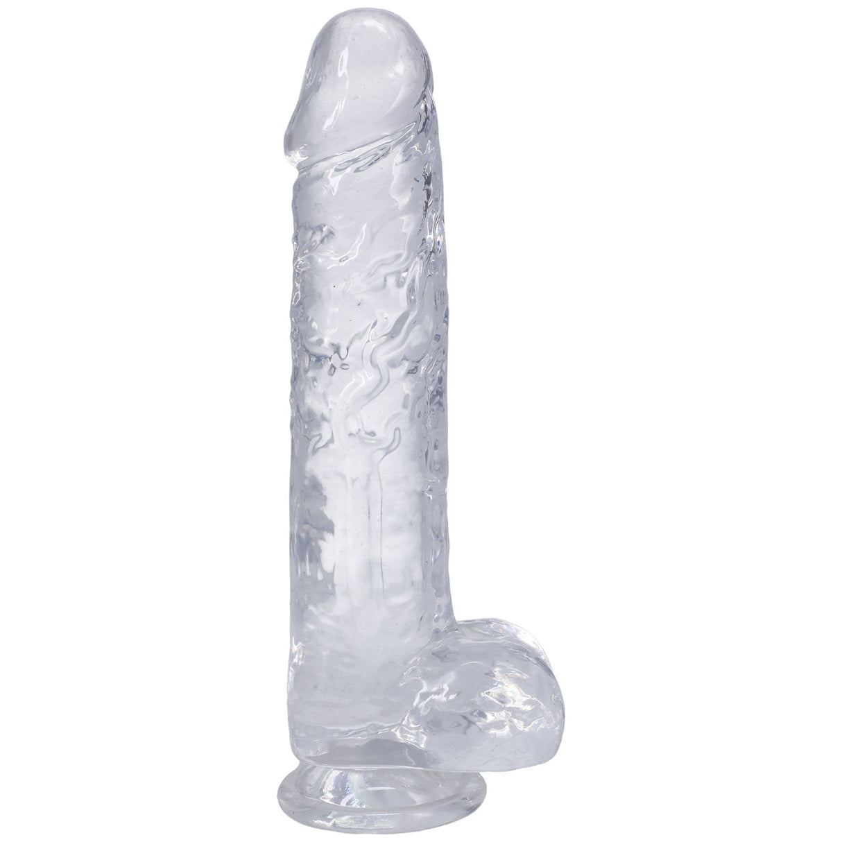 10 Inch Clear Dildo in a Bag