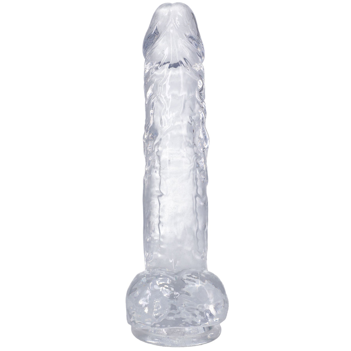 10 Inch Clear Dildo in a Bag