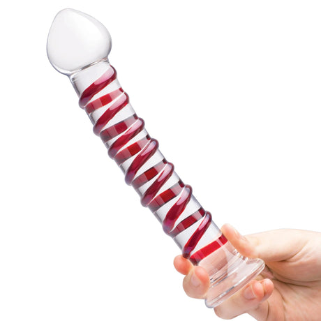 10 Inch Mr. Swirly Glass Dildo