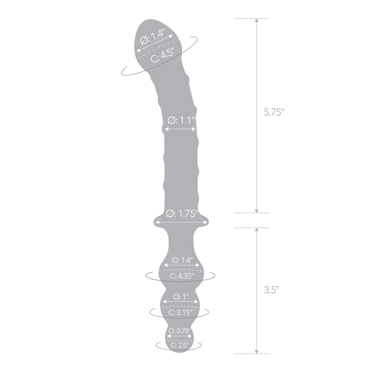 10 Inch Twister Dual-Ended Dildo