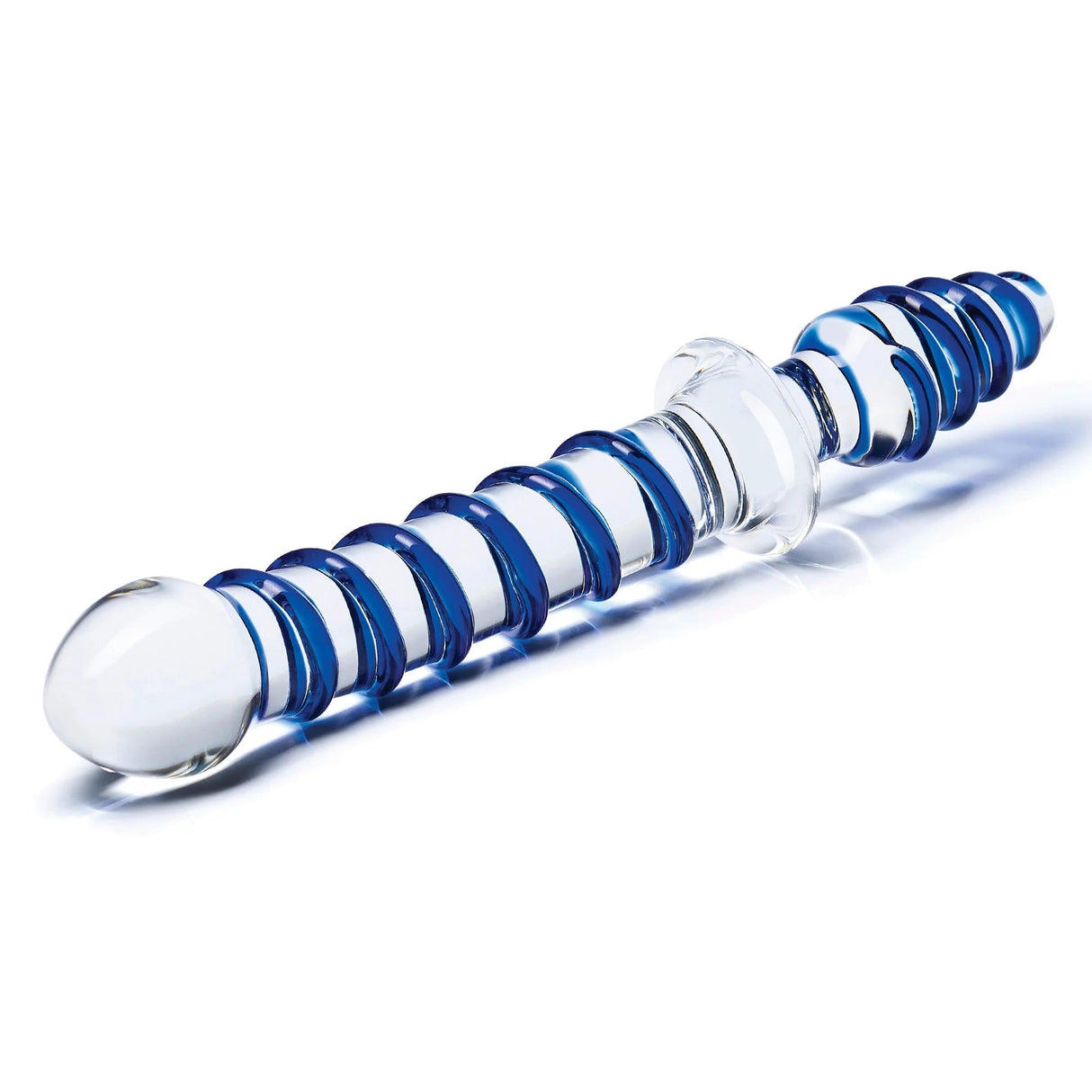 Glas 10" Mr. Swirly Double Ended Dildo