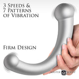 10X Vibra-Crescent Vibrating Dual-Ended Silicone Dildo