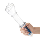 11 Inch Glass Fist Double Ended With Handle Grip