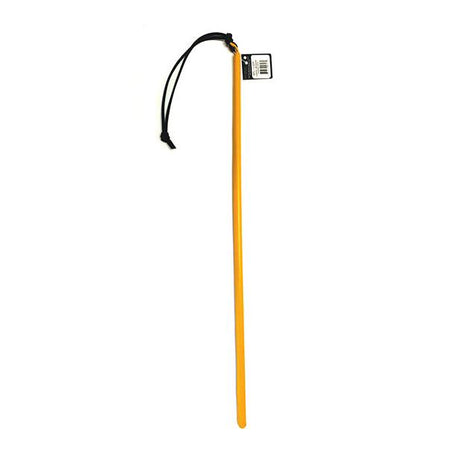 24 Inch Leather Wrapped Cane - Yellow