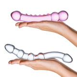 2PC Double Pleasure Set Double Pleasure Glass Dildo Set