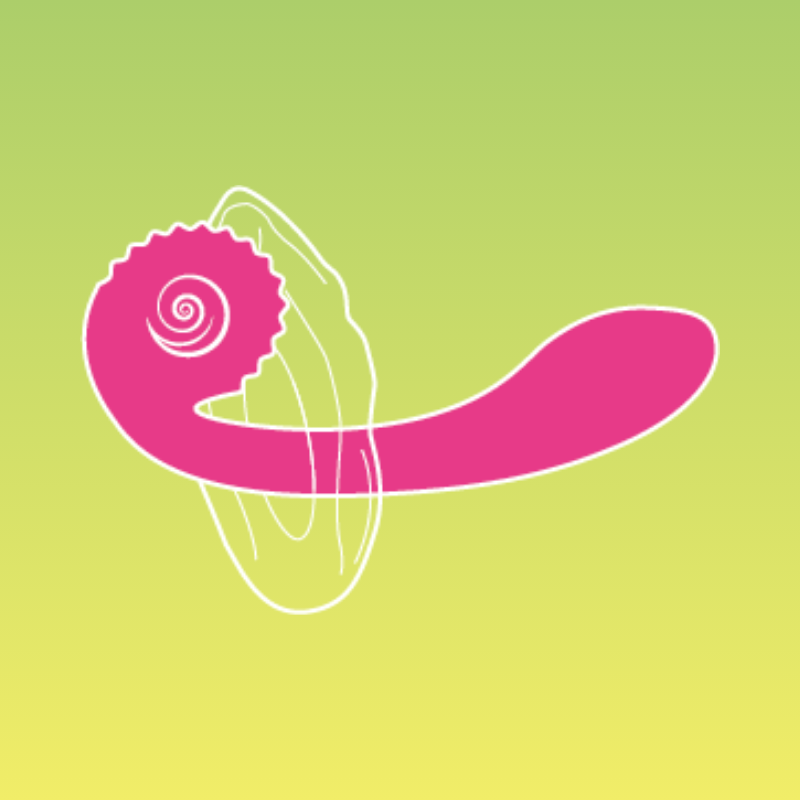 SVibe Snail Gizi Lite Dual Vibrator in Sweet Dragonfruit