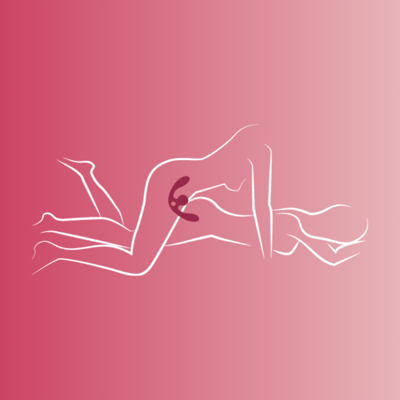SVibe Snail GIZI Duo Couples Stimulator in Burgundy