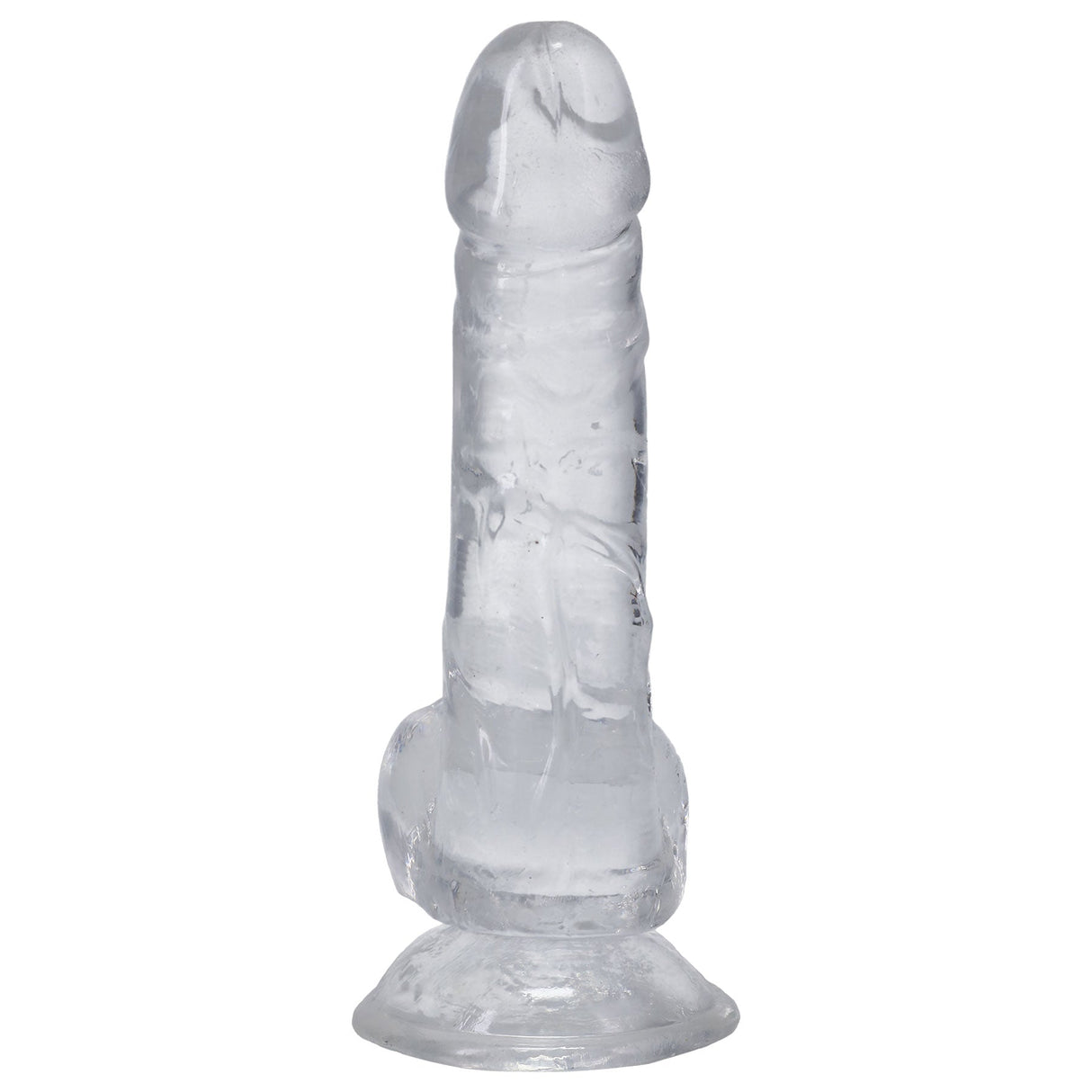 6 Inch Clear Dildo in a Bag