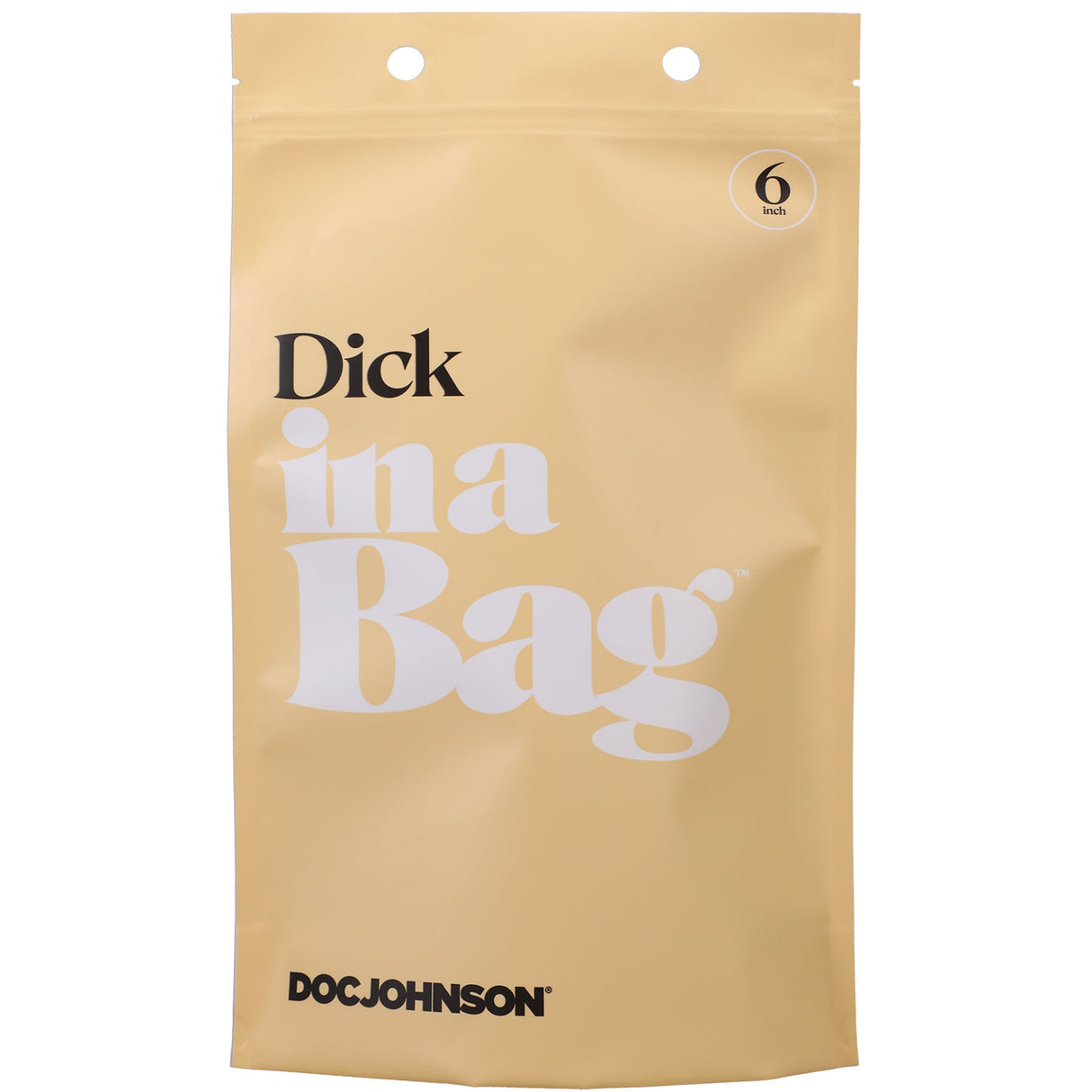 6 Inch Clear Dildo in a Bag