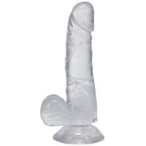 6 Inch Clear Dildo in a Bag