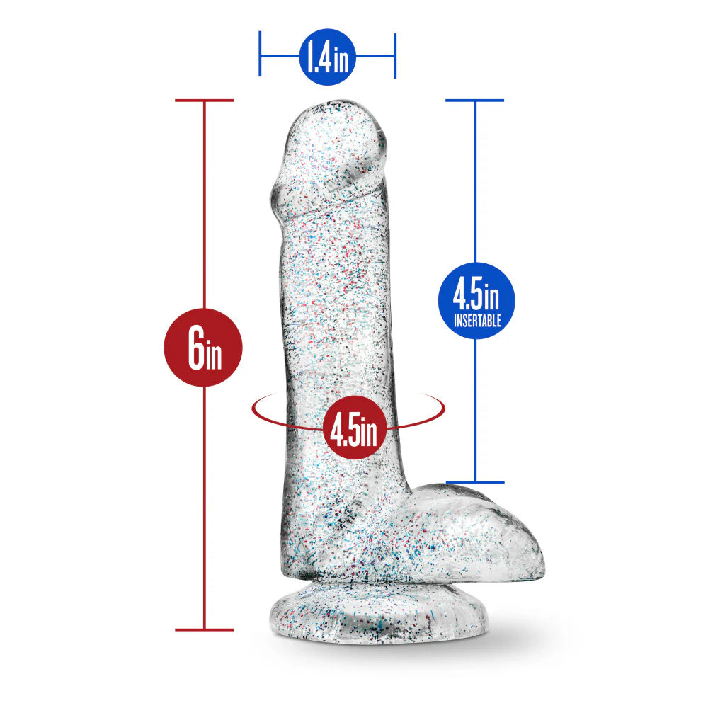 6 Inch Glitter Dildo