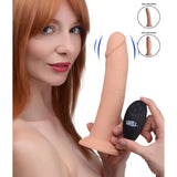 7X Inflatable and Vibrating Silicone Dildo