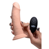 7X Inflatable and Vibrating Silicone Dildo