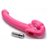 7X Revolver Slim 8 Inch Vibrating Strapless Strap-on