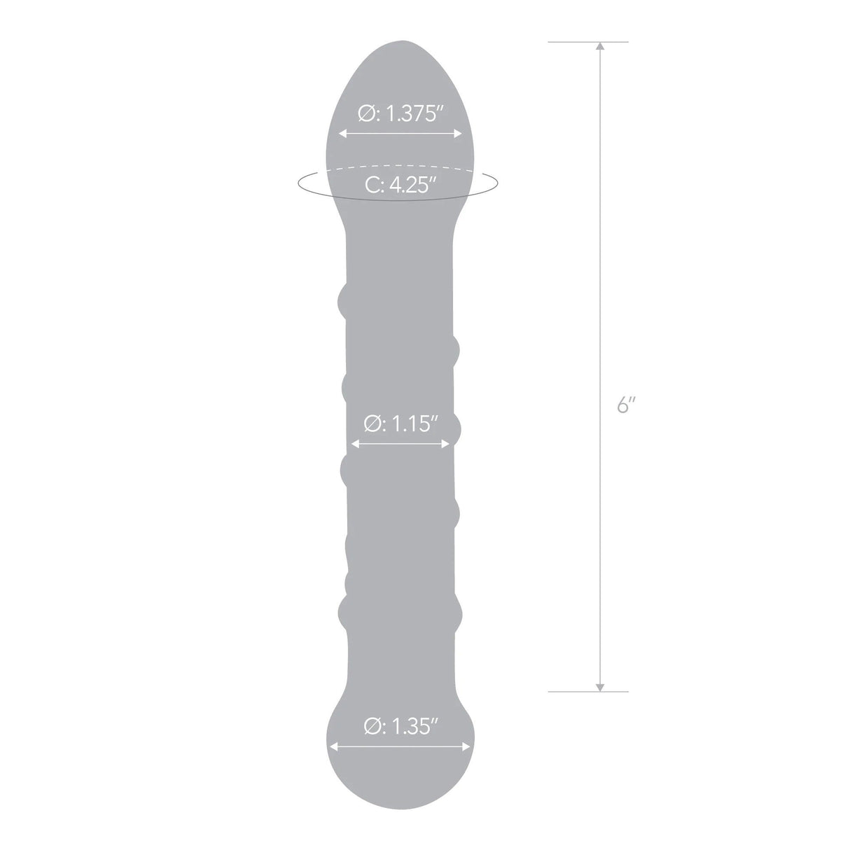 7.25 Inch Spiral Staircase Full Tip Dildo