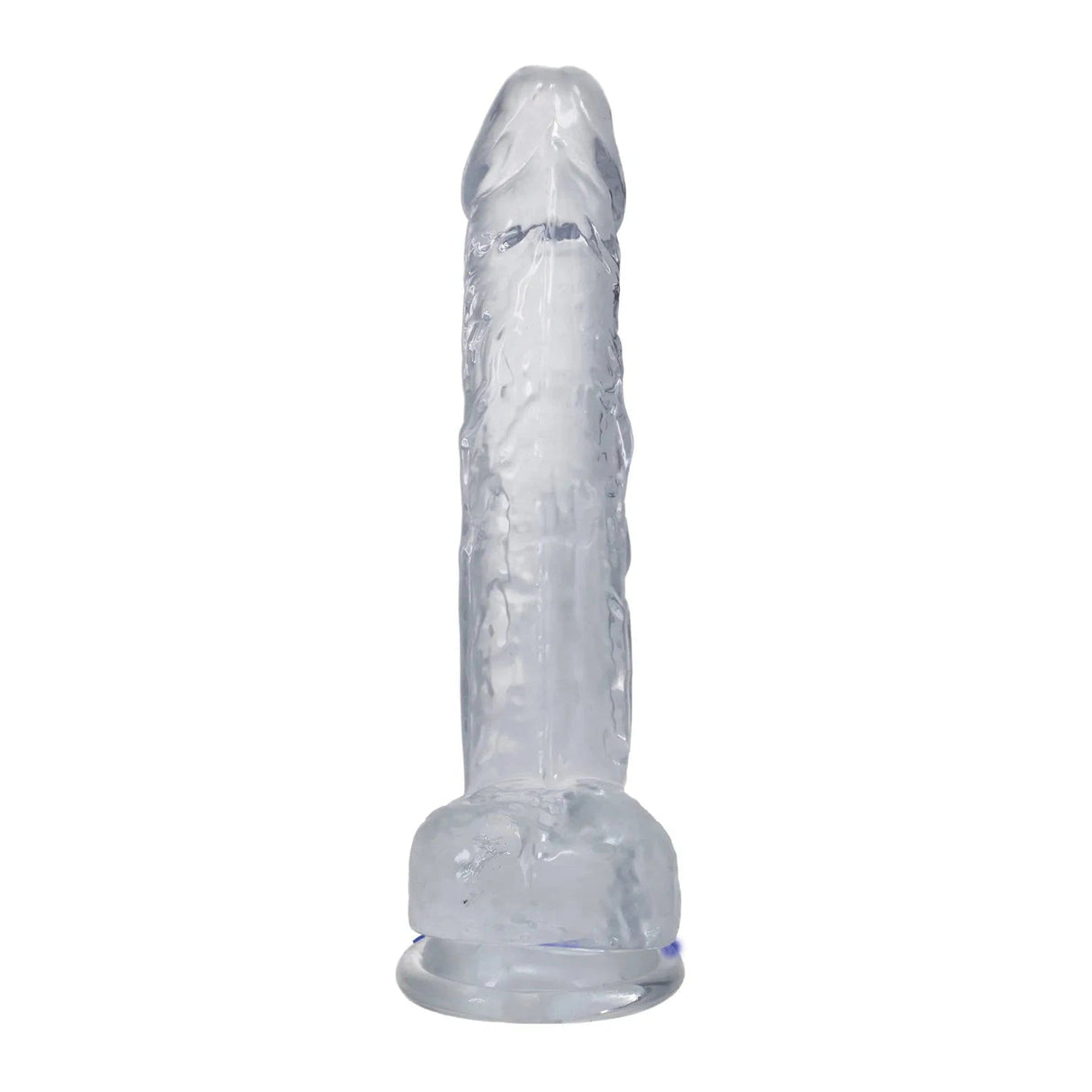 8 Inch Clear Dildo in a Bag