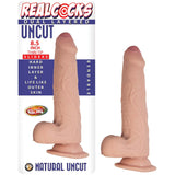 8.5 Inch Thin Tip Uncut Dildo