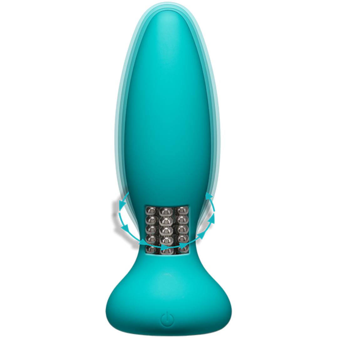 A-Play Rimmer Rechargeable Silicone Anal Plug with Remote