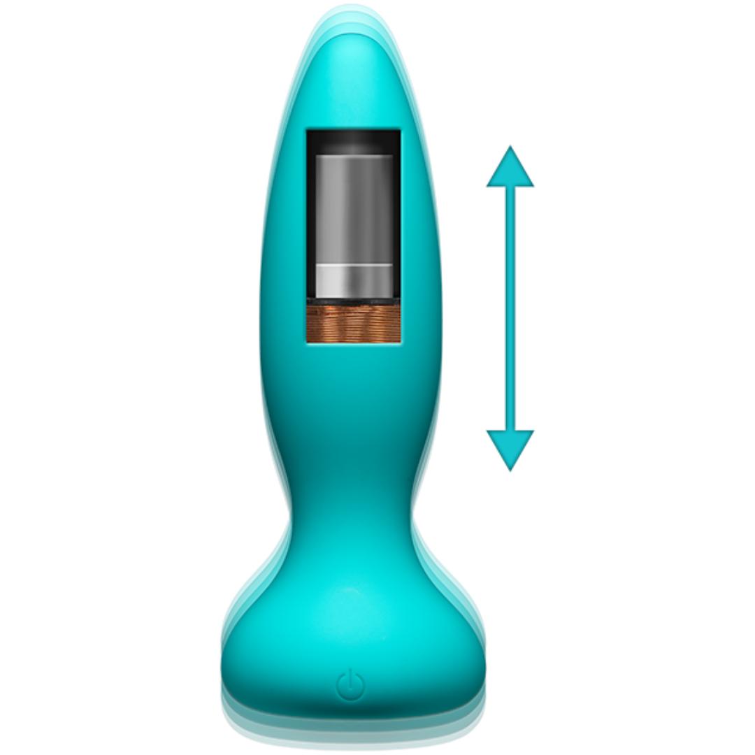 A-Play Thrust Rechargeable Silicone Anal Plug with Remote
