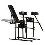 Leg Spreader Obedience Chair with Sex Machine