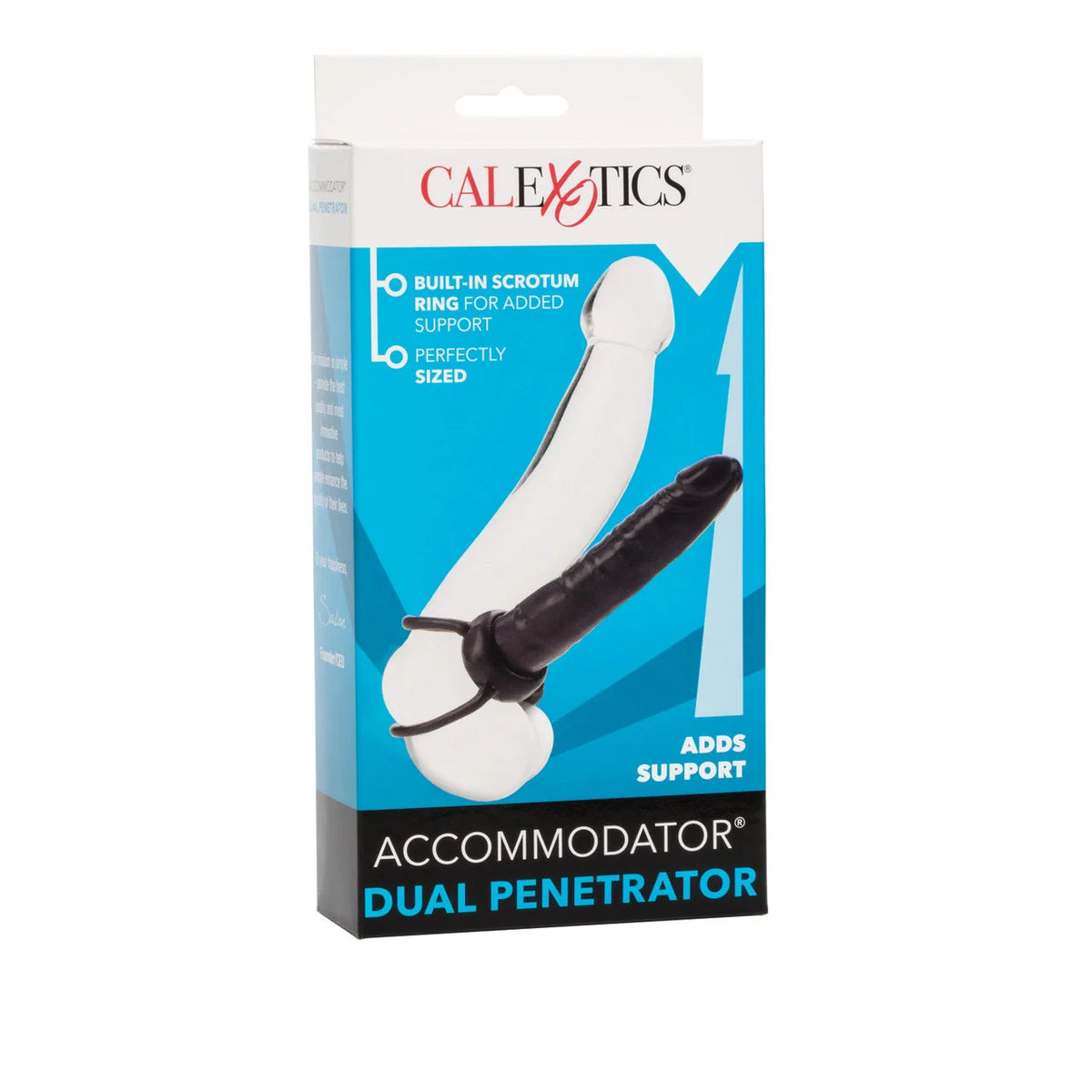 Accommodator Double Penetration Strap On