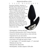 Adam & Eve Rechargeable Vibrating Anal Plug