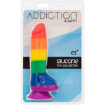 Addiction Justin 8 Inch Suction Cup Anal Dildo