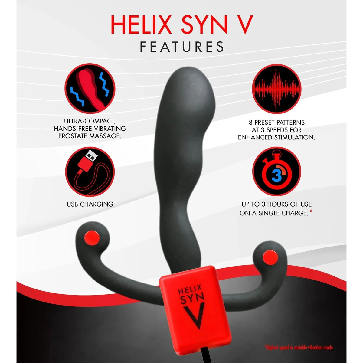 Aneros Helix Syn V Vibrating Prostate Stimulator