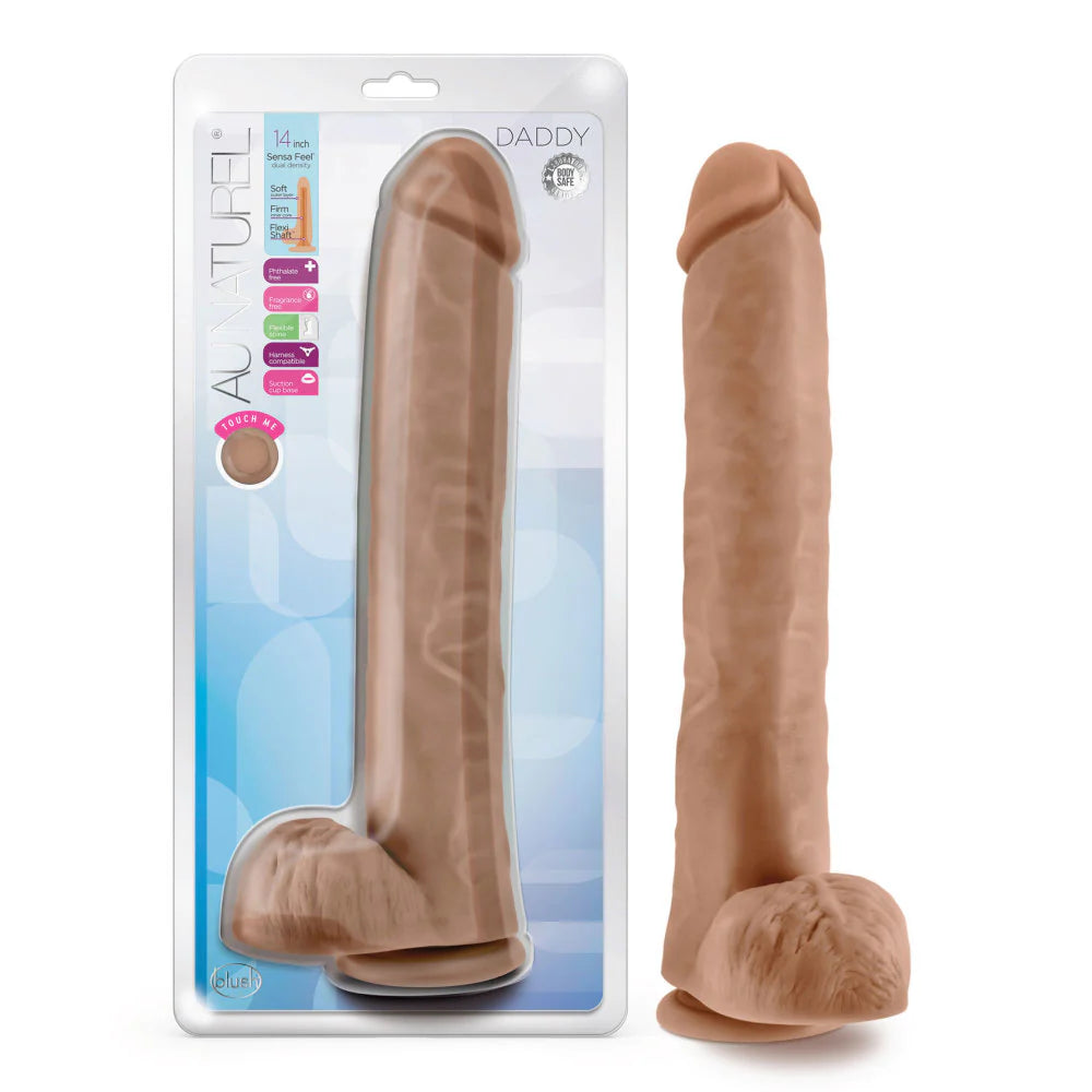 Au Naturel Daddy 14 Inch Dildo