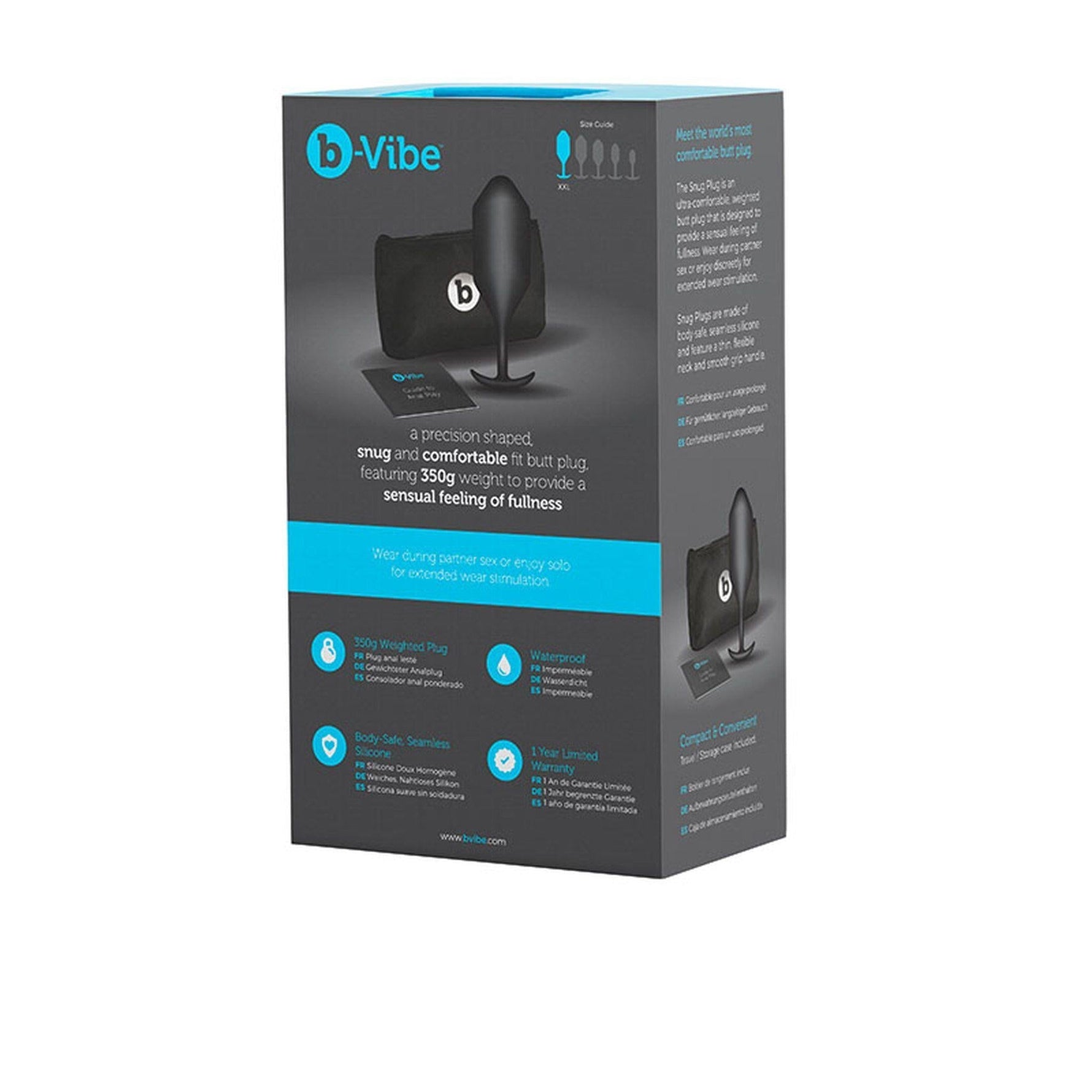 B-Vibe Weighted Snug Plug 5