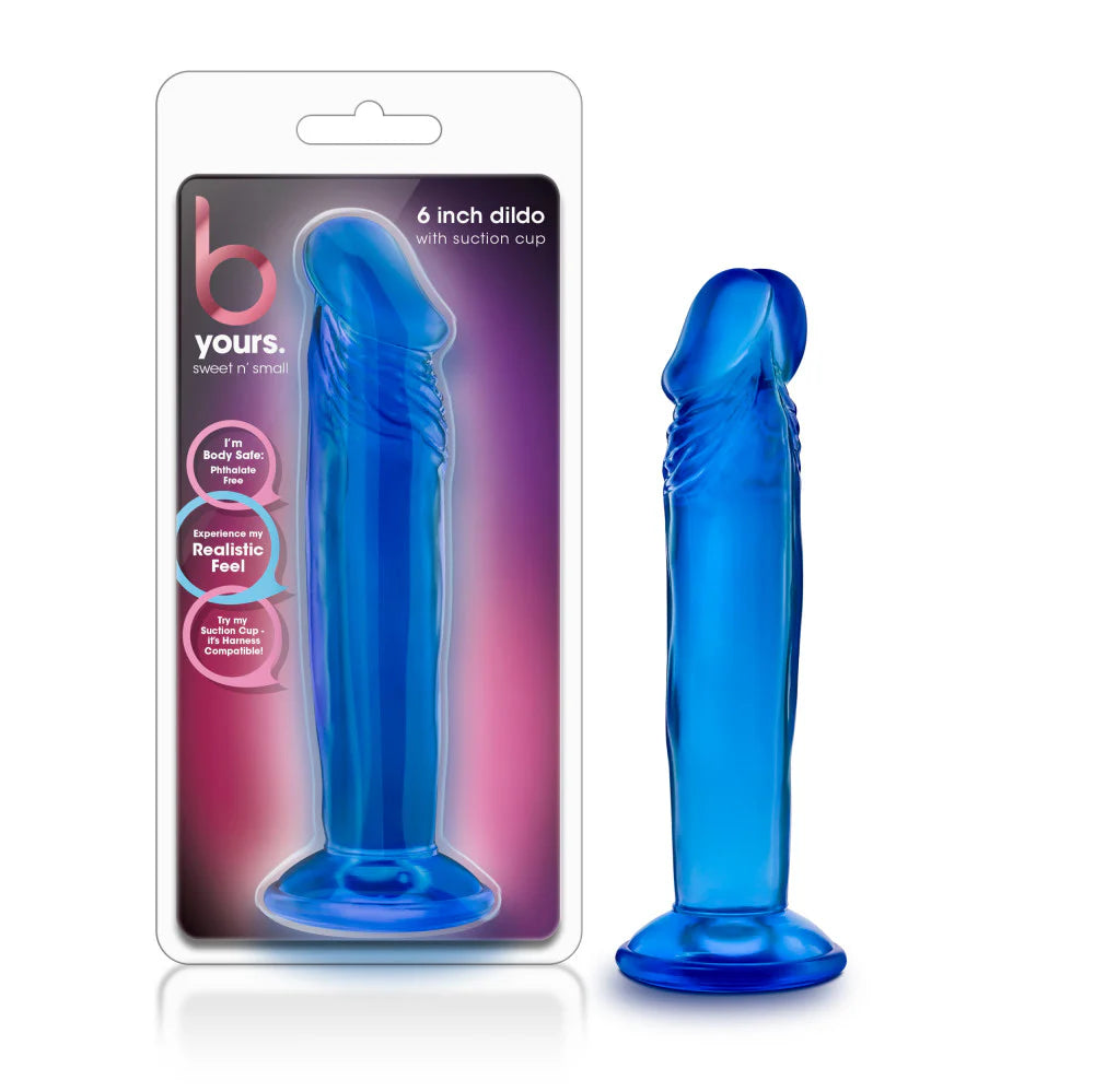 B Yours Sweet N' Small Blue 6 Inch Dildo