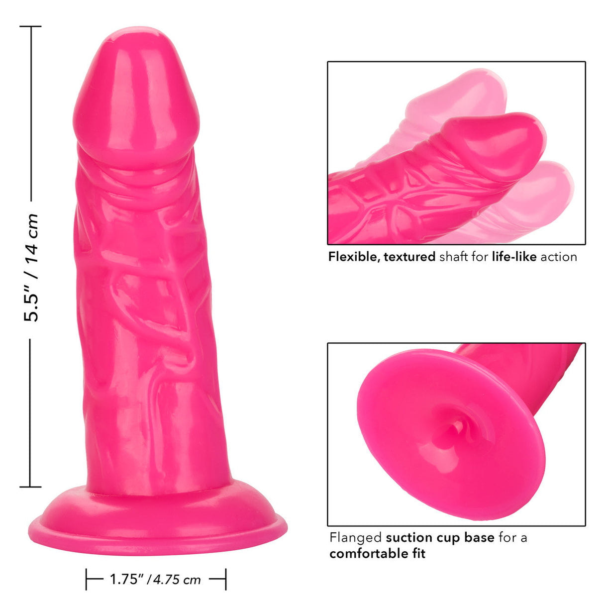 Back End Chubby Suction Cup Dildo