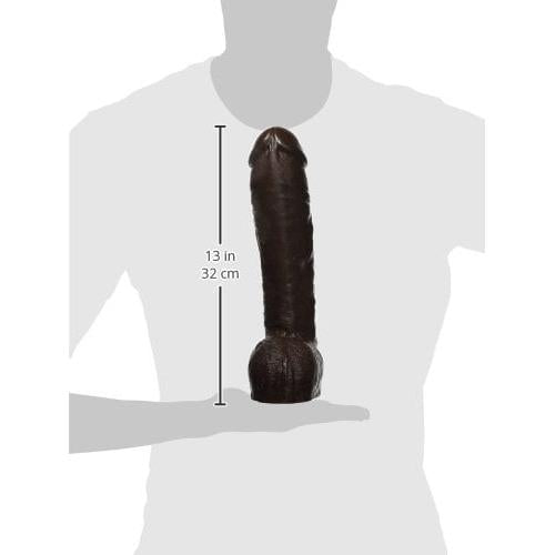 Bam Realistic 13 Inch Huge Black Dildo