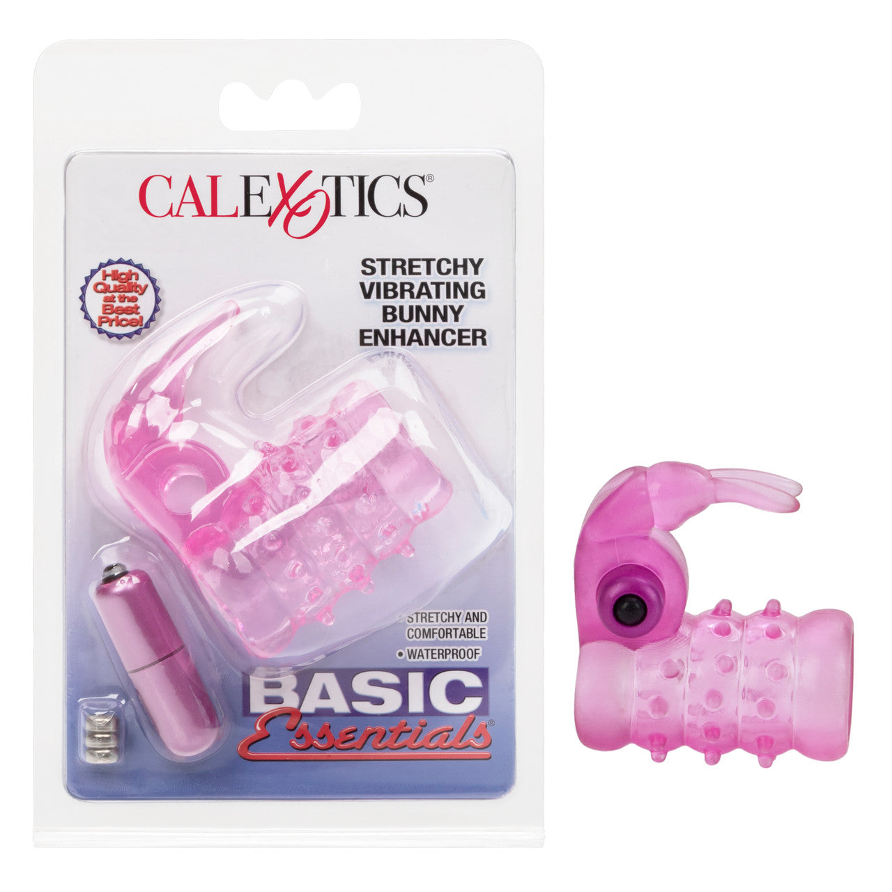Basic Essentials Penis Sleeve Vibrator - HotCherry Basic Essentials Penis Sleeve Vibrator - HotCherry
