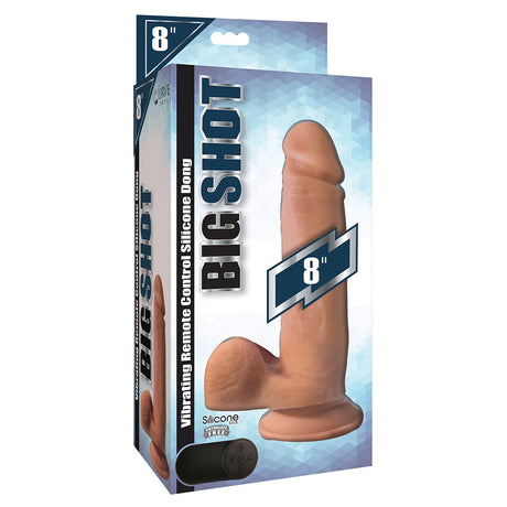 Big Shot Liquid Vibrating Silicone Dildo