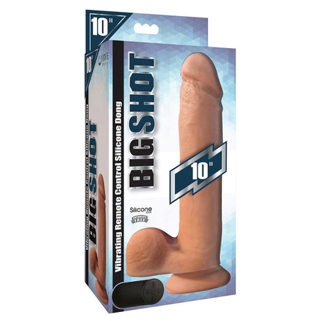 Big Shot Liquid Vibrating Silicone Dildo