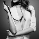 Bijoux Indiscrets MAZE Wide Choker with Leash