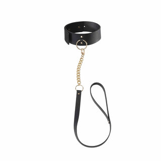 Bijoux Indiscrets MAZE Wide Choker with Leash