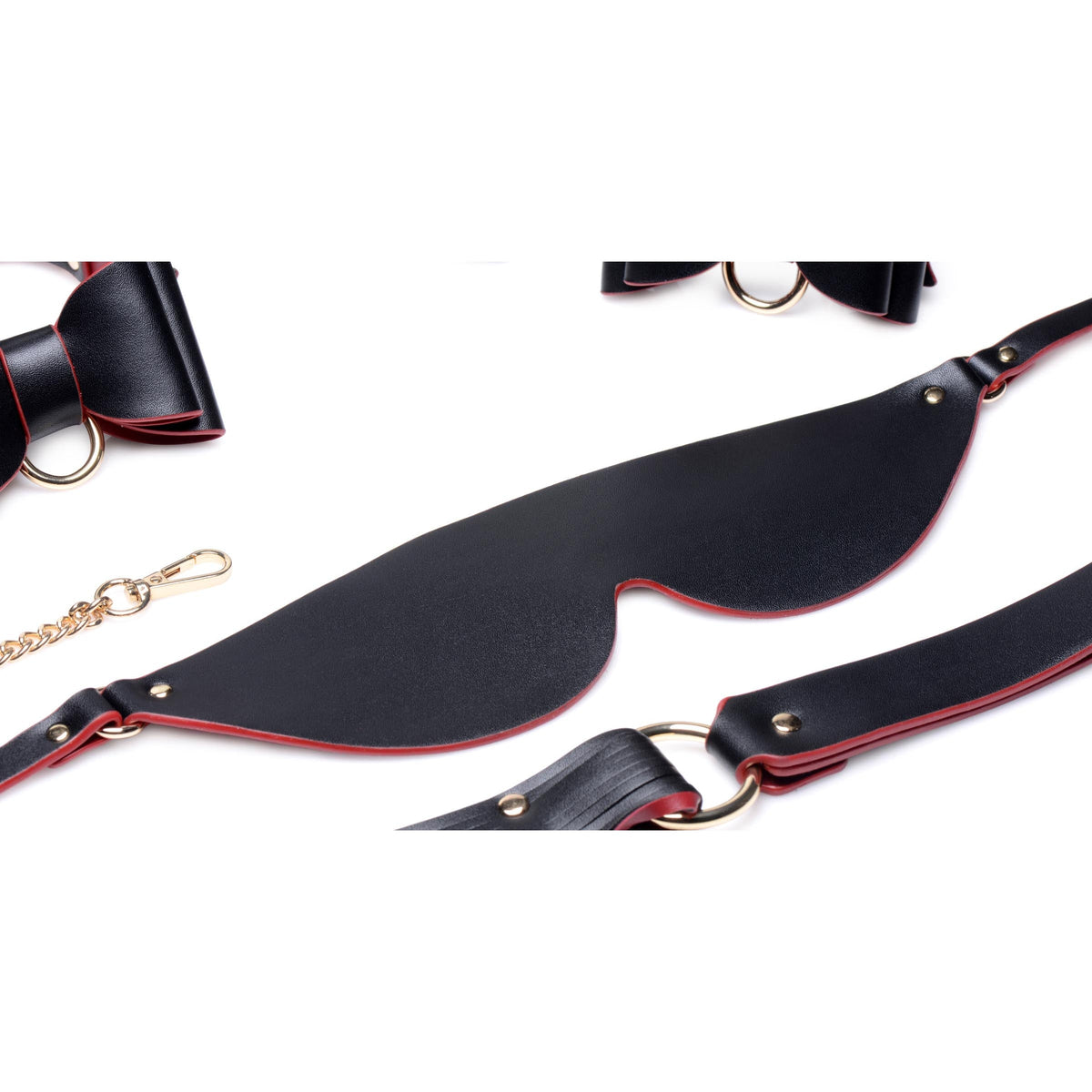 Black And Red Bow Bondage Set with Carry Case