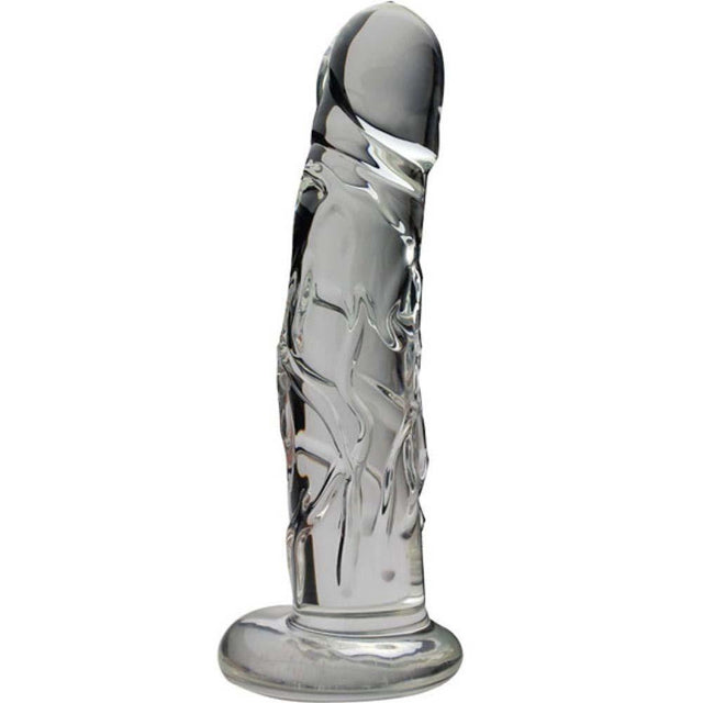 Blown Realistic Glass Dildo Toy