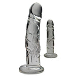 Blown Realistic Glass Dildo Toy