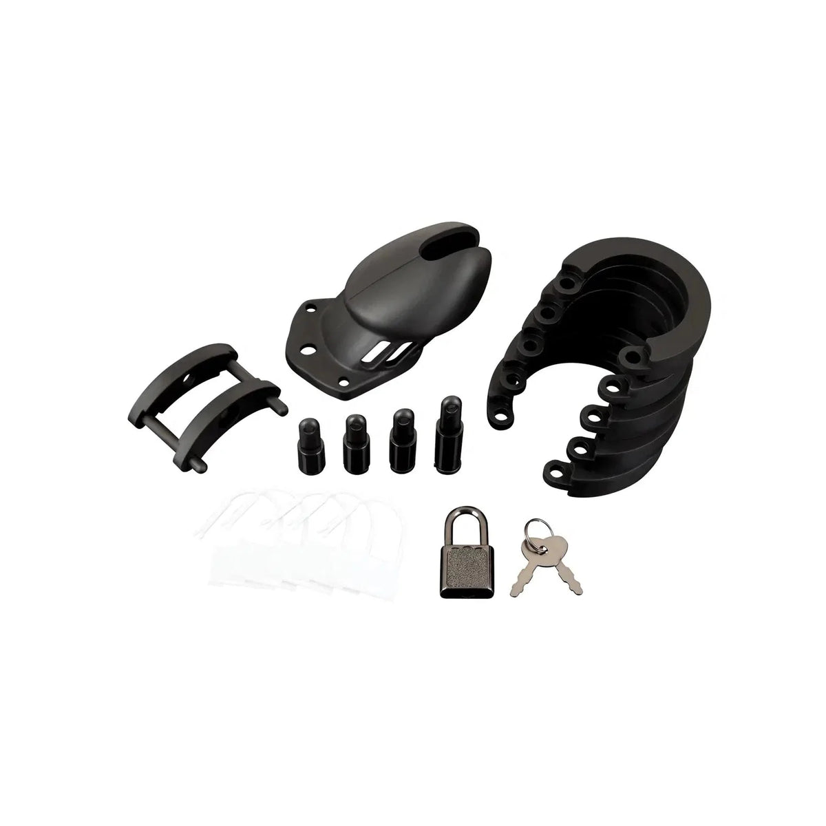 Blue Line Silicone Chastity Cage