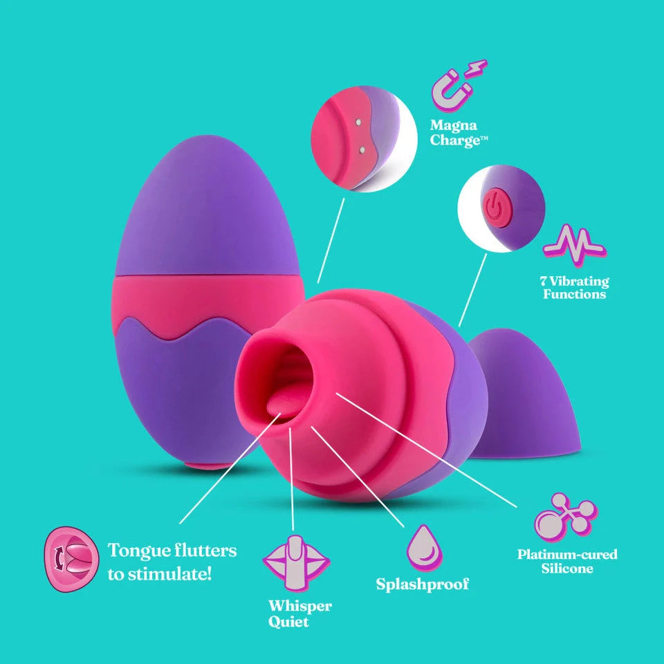 Blush Aria Flutter Tongue Silicone Clitoral Vibrator