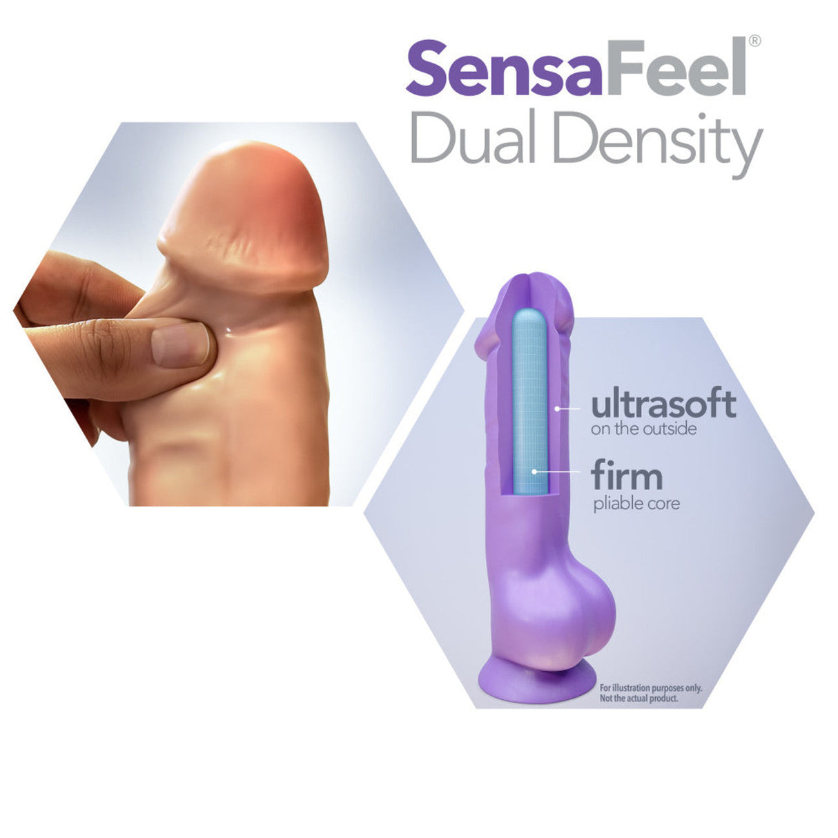 Blush Au Naturel 7 Inch Fat Boy Dildo