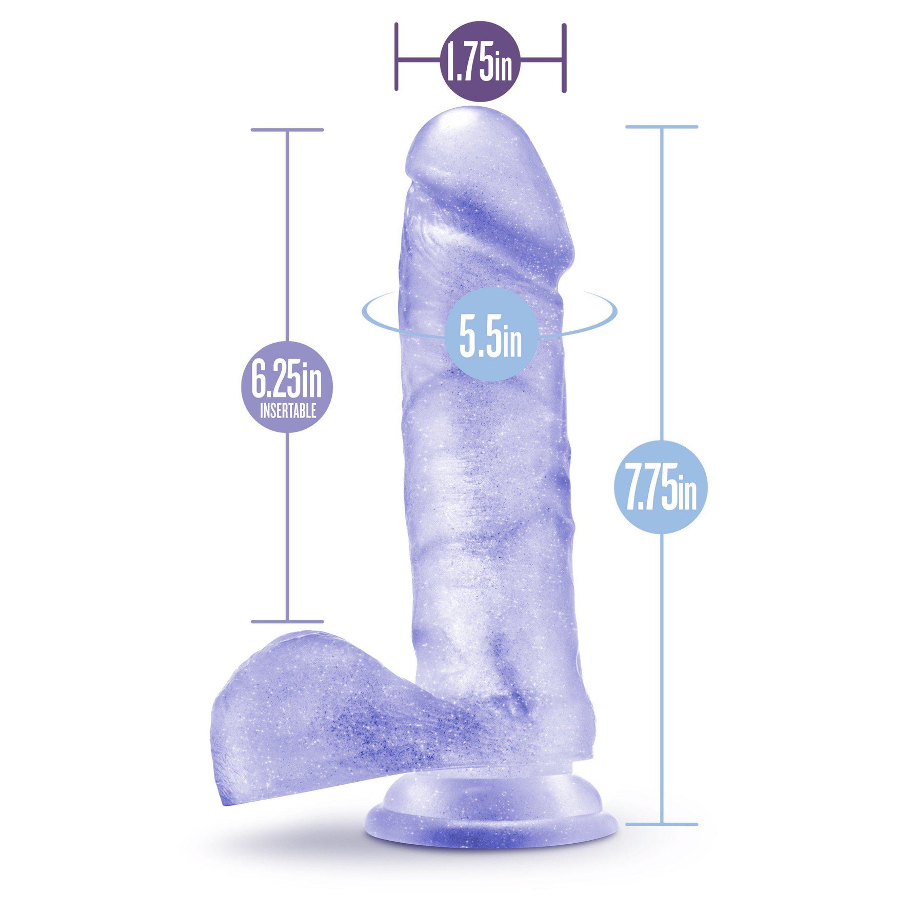 Blush B Yours Sweet 'n Hard 2 Suction Cup Dildo