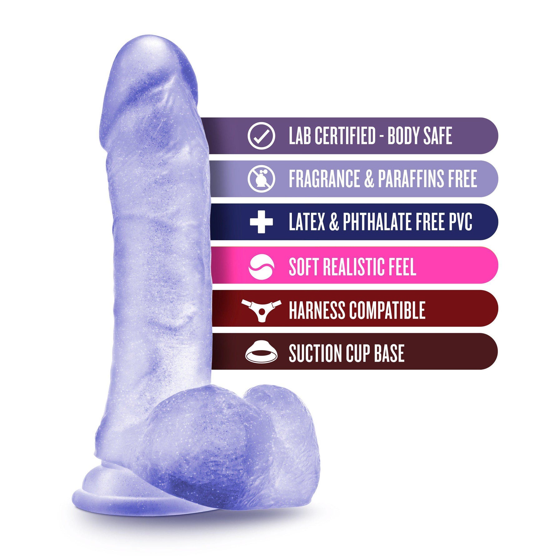 Blush B Yours Sweet 'n Hard 2 Suction Cup Dildo